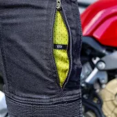 Pánské džíny na moto Trilobite Parado doublelayer AAA skinny fit black level 2