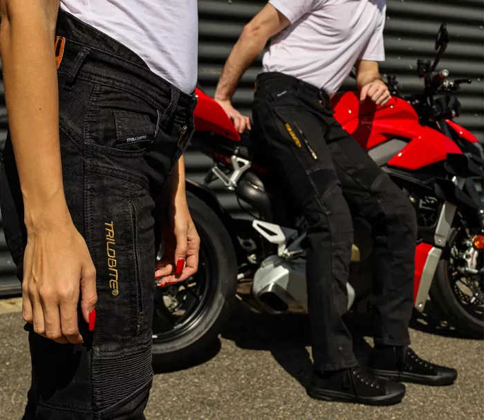 Dámské kalhoty Trilobite Parado doublelayer AAA skinny fit black level 2