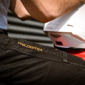 Pánské džíny na moto Trilobite Parado doublelayer AAA skinny fit black level 2