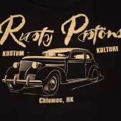 Tričko Rusty Pistons  Master 85 black