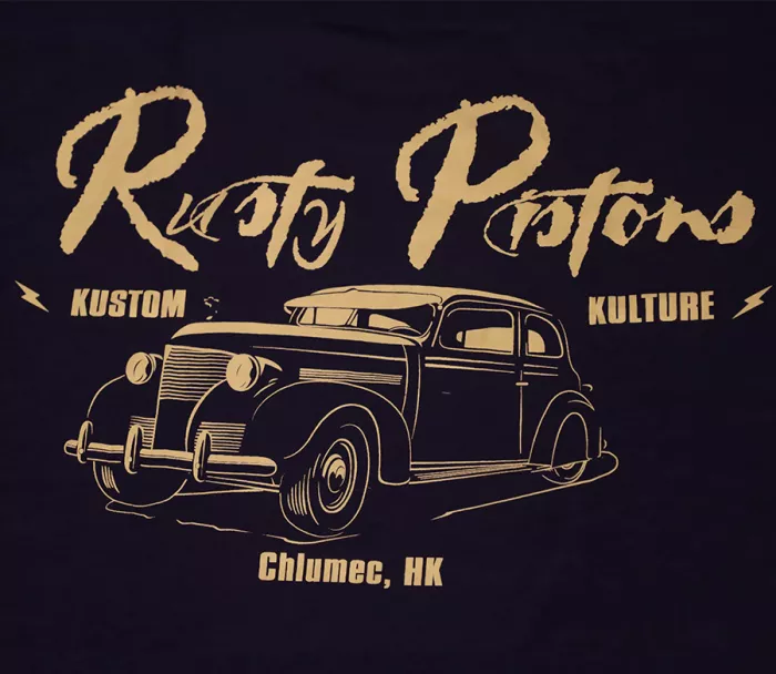 Tričko Rusty Pistons Master 85 blue