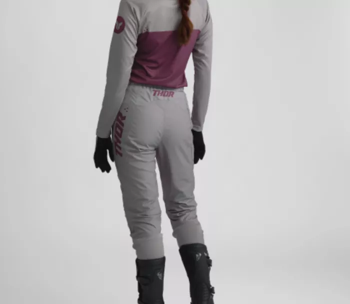 Dámské kalhoty Thor Ridemode Menace purple/gray