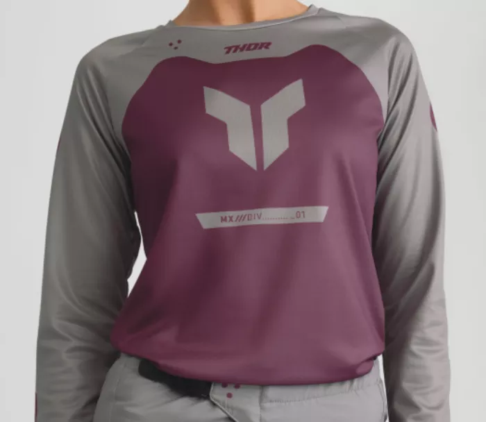 Dámský dres Thor Ridemode Menace purple/gray