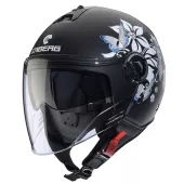 Otevřená helma Caberg Riviera V4X Mia matt black/white/grey