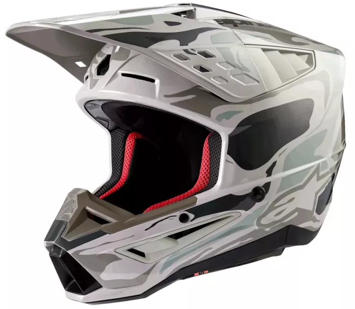Motokrosová helma 2025 Alpinestars SM5 Mineral warm grey