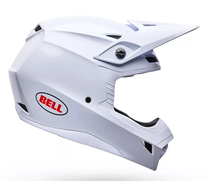 MX helma Bell MX-10 Mips Solid Ece White