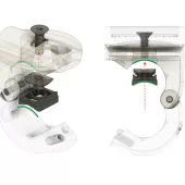 Beeline Moto II Mirror and cross bar clamp mount