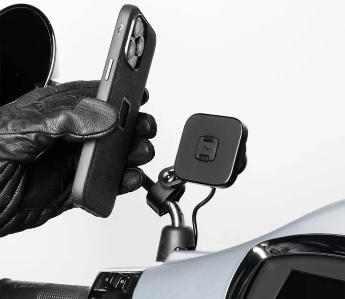 Peak Design Motorcycle Mirror Mount Charging black