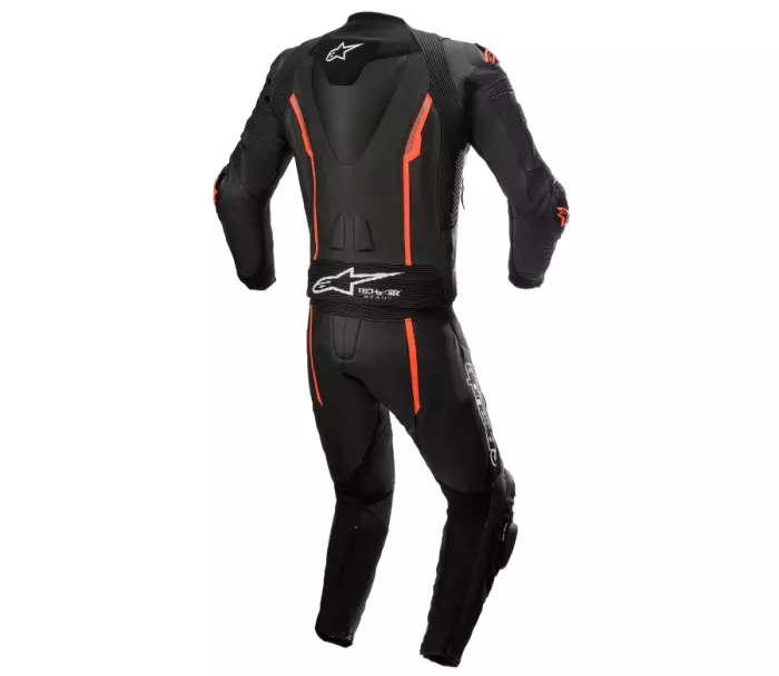 Dvoudílná kožená kombinéza 2025 Alpinestars Missile V2 black/red fluo