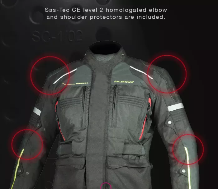 Bunda na moto Nazran Montana 2.0 black/black men