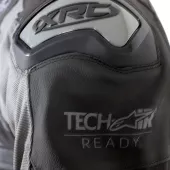 Kožená bunda na moto XRC Moos blk/grey