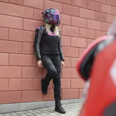 Helma na moto XRC Macudo pink