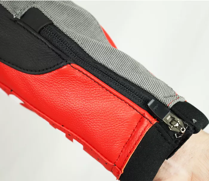 Kožená bunda XRC Moos 2.0 HLT men blk/red/wht