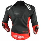 Kožená bunda XRC Moos 2.0 HLT men blk/red/wht
