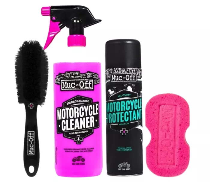 Muc-Off MOTORCYCLE ESSENTIALS KIT - Sada pro čištění a ochranu povrchu motocyklů