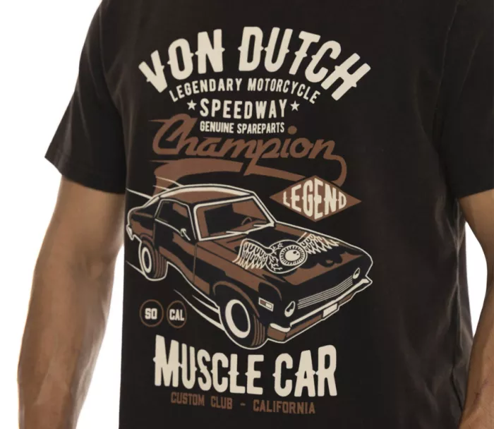 Tričko Von Dutch Muscle black