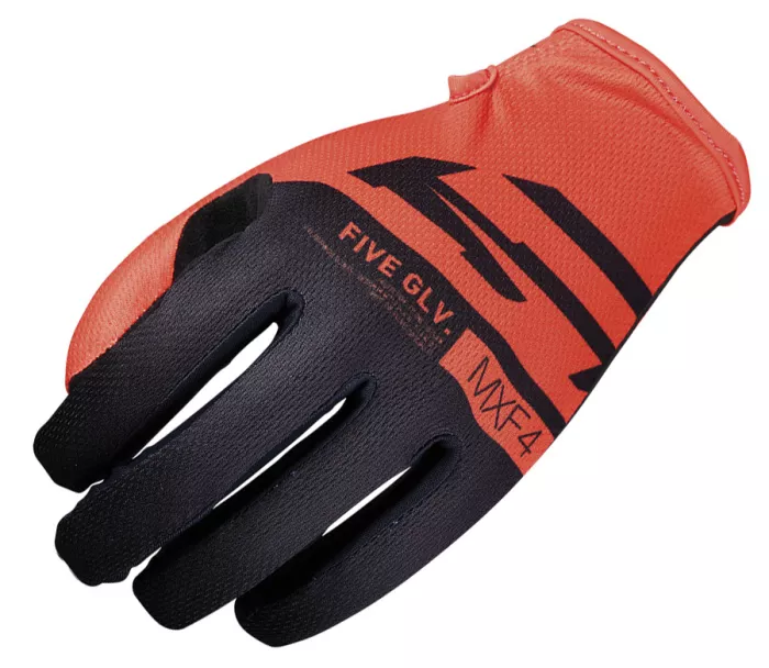Motokrosové rukavice Five MXF4 Evo Core fluo orange