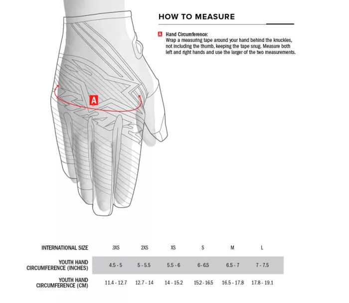 Dětské rukavice 2026 Alpinestars Youth Radar mars red/silver