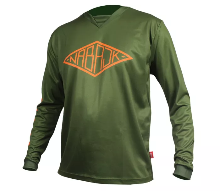 Pánský dres Nabajk Shpindler long sleeve khaki