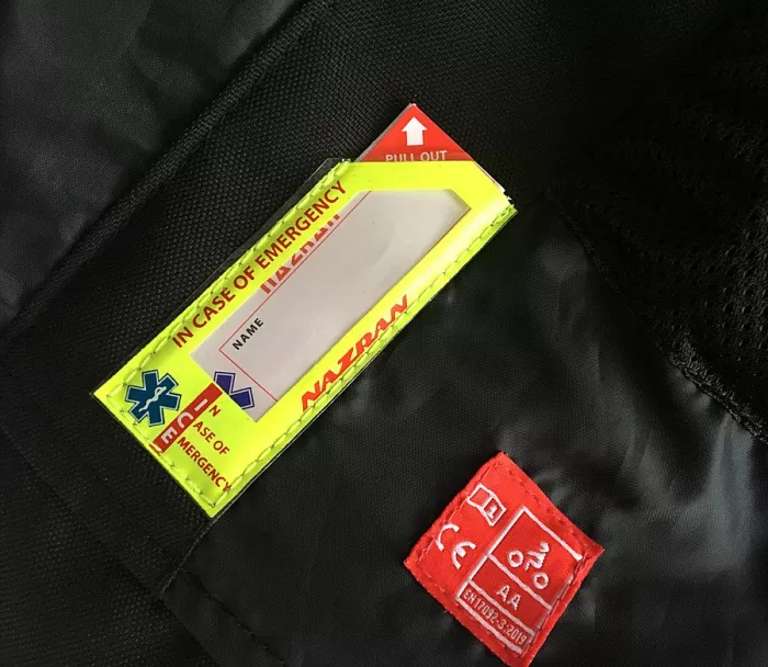 Dámská bunda na moto Nazran Cavell Tech-Air black/grey/fluo