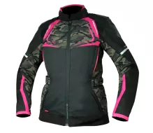 Dámská bunda na moto Nazran Thron Tech-Air black/pink/camo