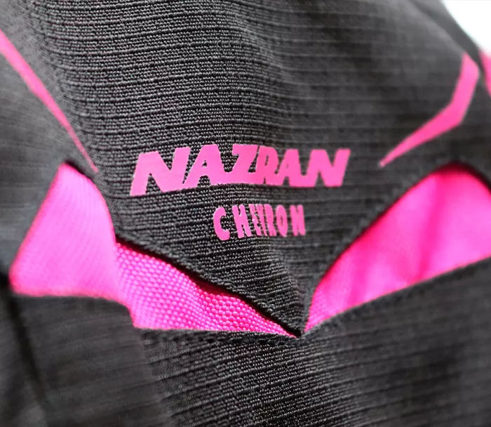 Dámská bunda na moto Nazran Thron Tech-Air black/pink/camo