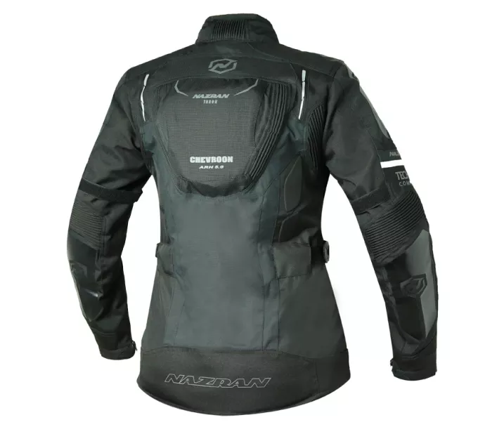 Dámská bunda na moto Nazran Thron Tech-Air black/black