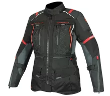 Dámská bunda na motorku Nazran Cavell Tech-Air black/red