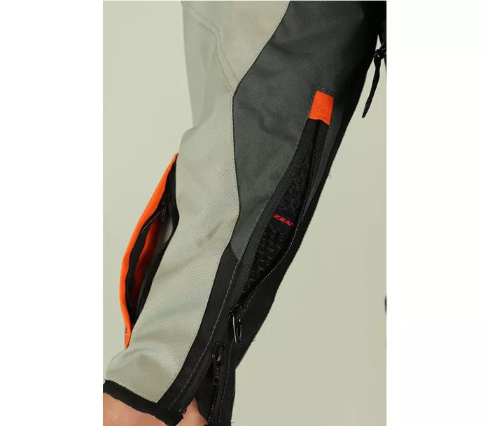 Bunda na moto Nazran Cavell Dakar orange/grey Tech-Air® compatible