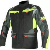 Bunda na moto Nazran Moritz 2.0 black/grey/fluo