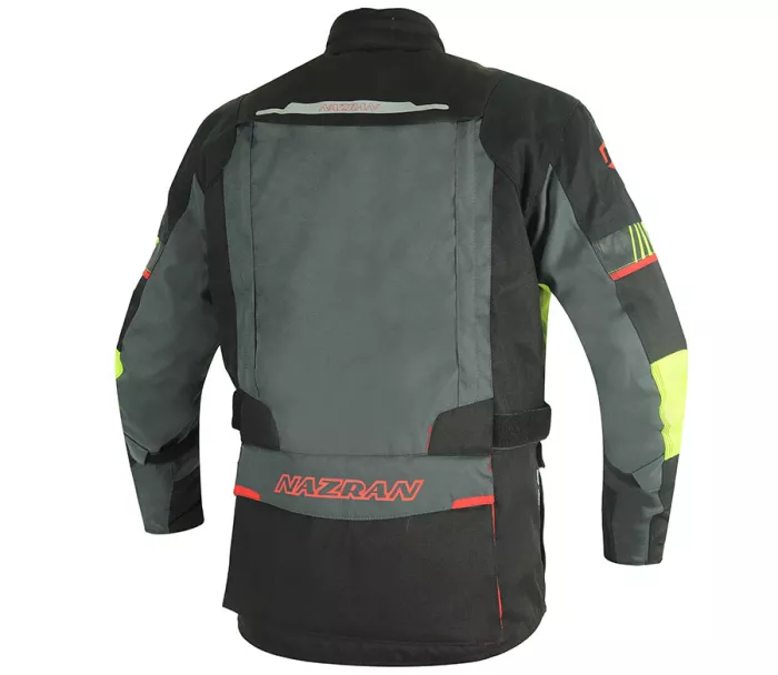 Bunda na moto Nazran Moritz 2.0 black/grey/fluo