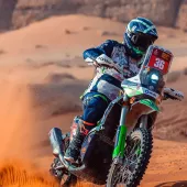 Pánská bunda Nazran Cavell 2026 Dakar Replika blue/white/green Tech-air compatible