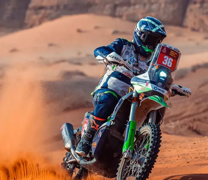 Pánská bunda Nazran Cavell 2026 Dakar Replika blue/white/green Tech-air compatible