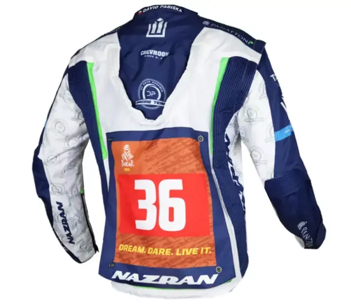 Pánská bunda Nazran Cavell 2026 Dakar Replika blue/white/green Tech-air compatible