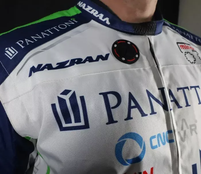 Pánská bunda Nazran Cavell 2026 Dakar Replika blue/white/green Tech-air compatible