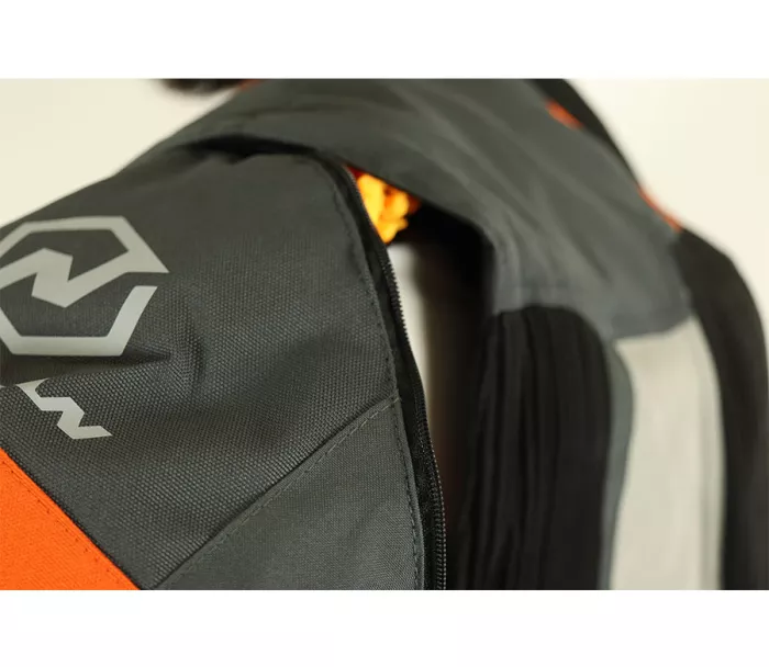 Bunda na moto Nazran Cavell Dakar orange/grey Tech-Air® compatible