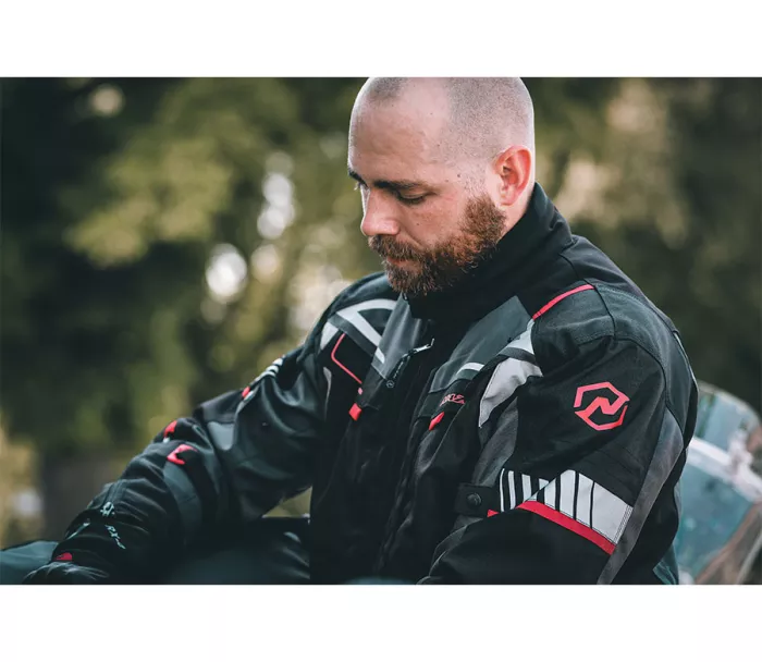 Bunda na moto Nazran Moritz 2.0 black/grey