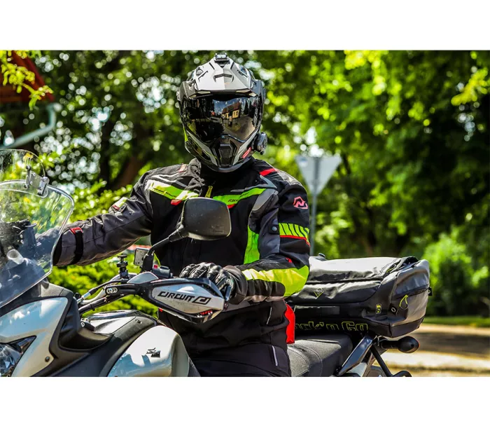 Bunda na moto Nazran Moritz 2.0 black/grey/fluo