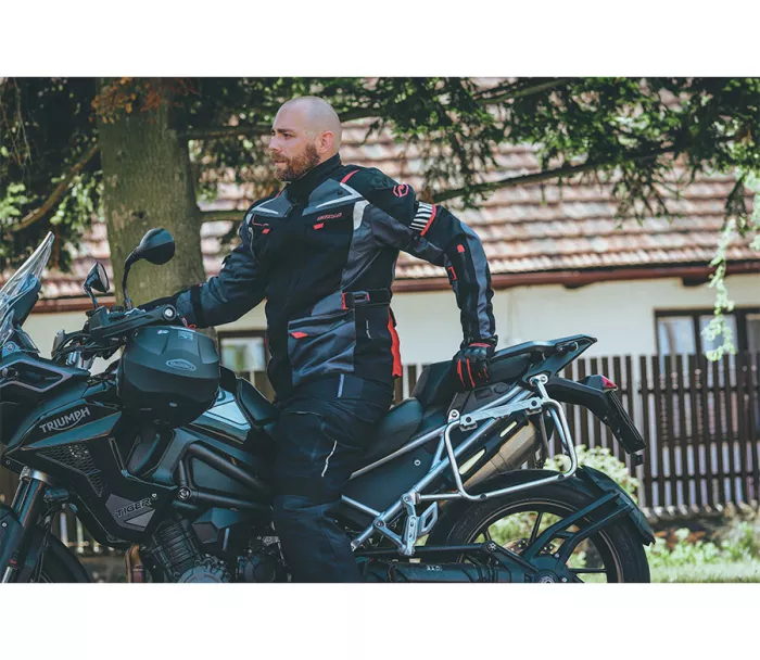 Bunda na moto Nazran Moritz 2.0 black/grey