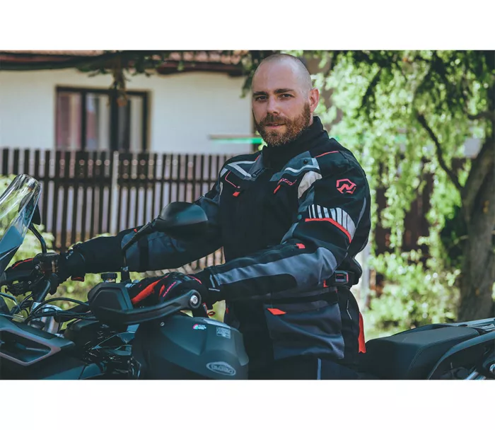 Bunda na moto Nazran Moritz 2.0 black/grey