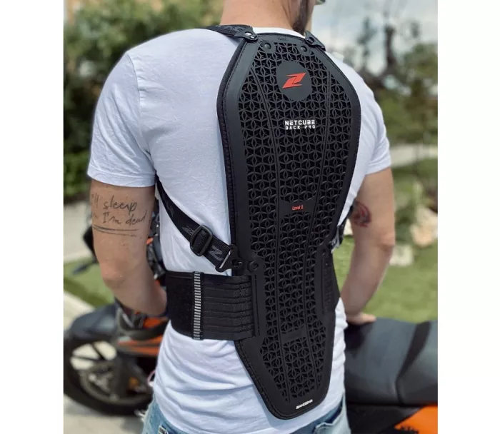 Páteřový chránič Zandona Netcube Back Pro X8 black