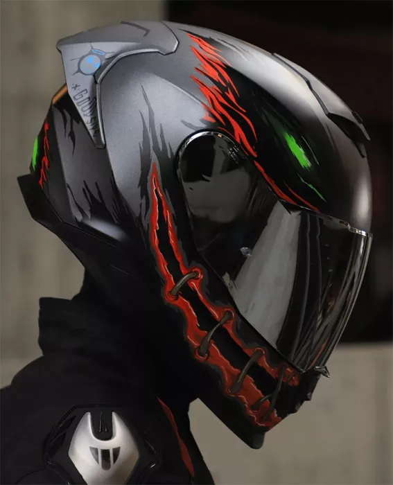 Integrální helma NEXX Y.100R Night Rider titanium MT