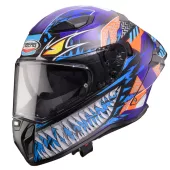 Helma Caberg Drift Evo II Nobo matt black/red fluo/blue/purple