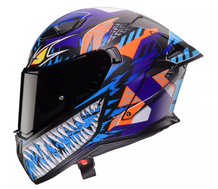 Helma Caberg Drift Evo II Nobo matt black/red fluo/blue/purple