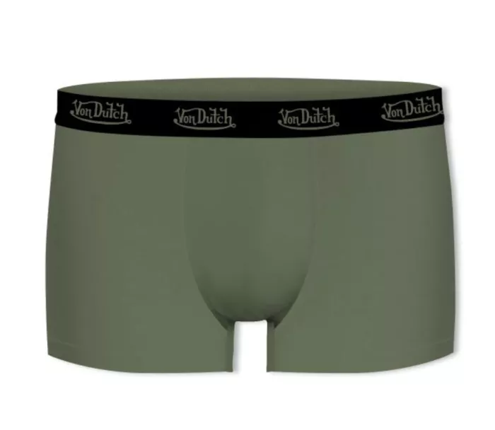 Boxerky Von Dutch Basic noir/khaki (2ks v balení)