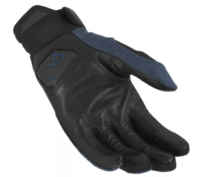 Rukavice na moto Macna Obtain leather blue/black