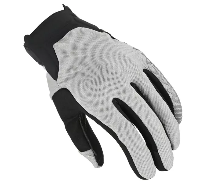 Pánské rukavice Macna Obtain leather grey/black