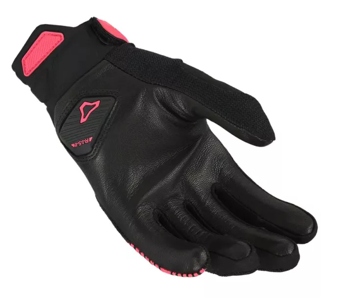 Dámské rukavice Macna Obtain leather black/pink