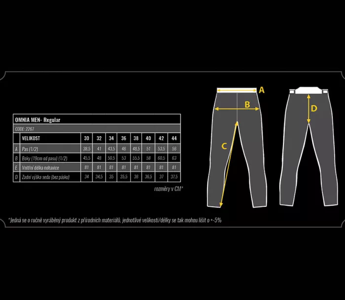 Džíny na moto Trilobite Omnia men black jeans