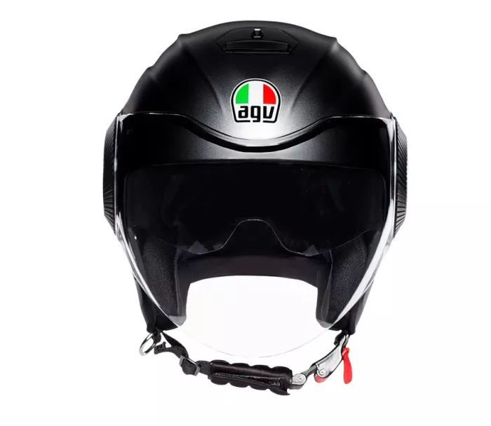 Helma na moto AGV ORBYT E2205 SOLID MATT BLACK